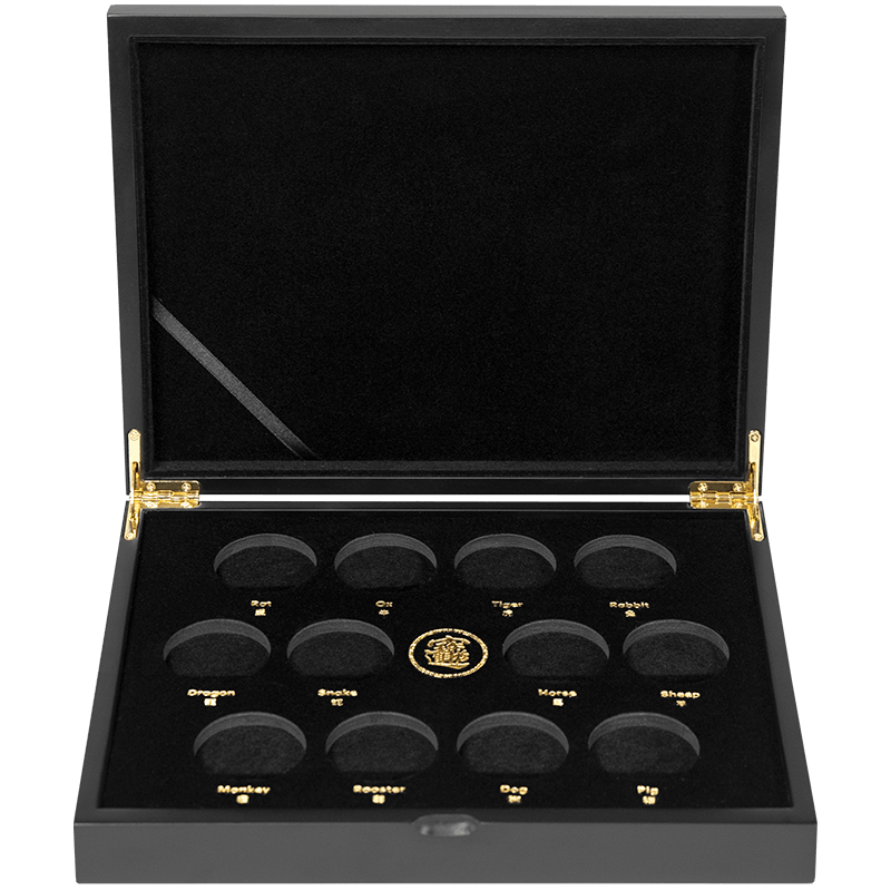 Image for TD 12-Piece Silver Lunar Series Collector's Box from TD Precious Metals